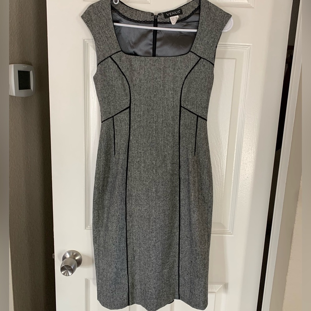 Ladies square neck dress